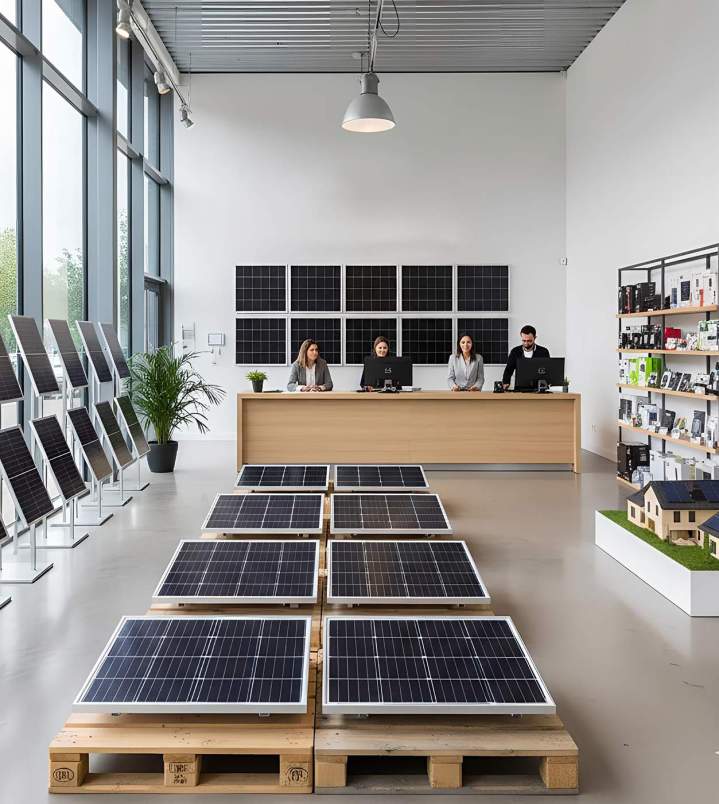 Vente de panneaux solaires, Paris